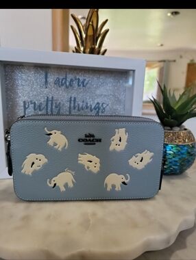 Coach Kira Crossbody With Elephants Print